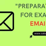 Preparation for SSC exam email